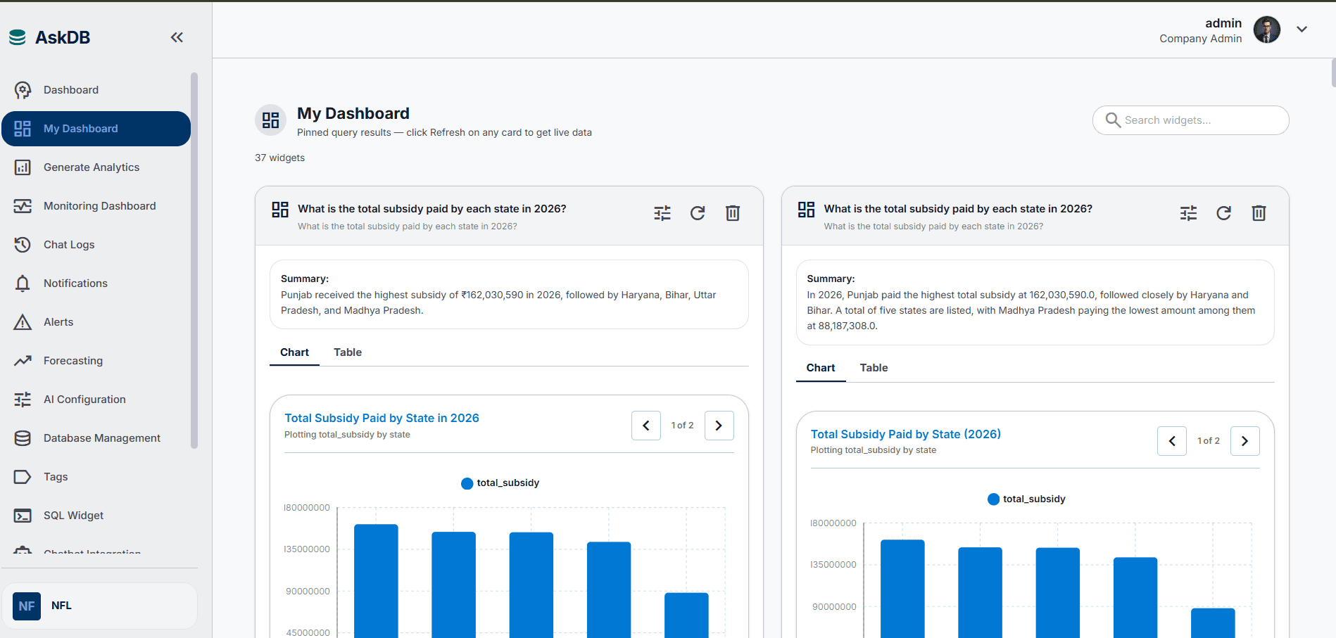 AskDB — screenshot 2