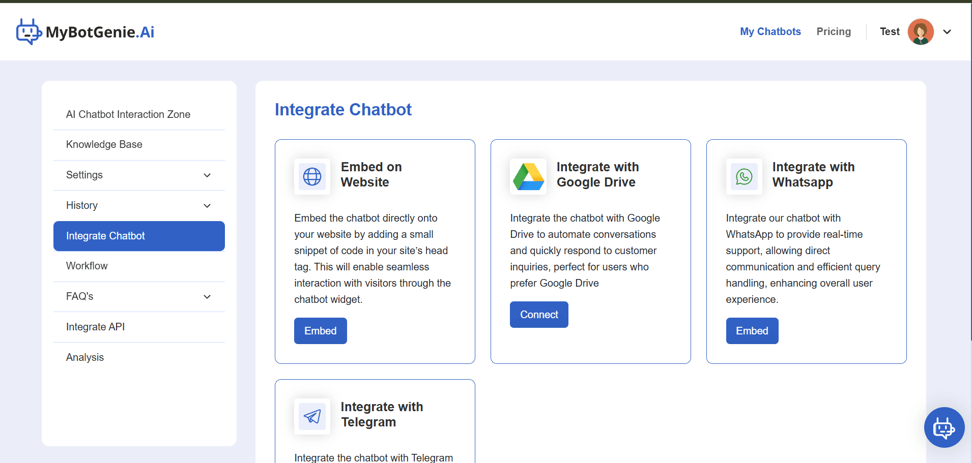 MyBotGenie — screenshot 3