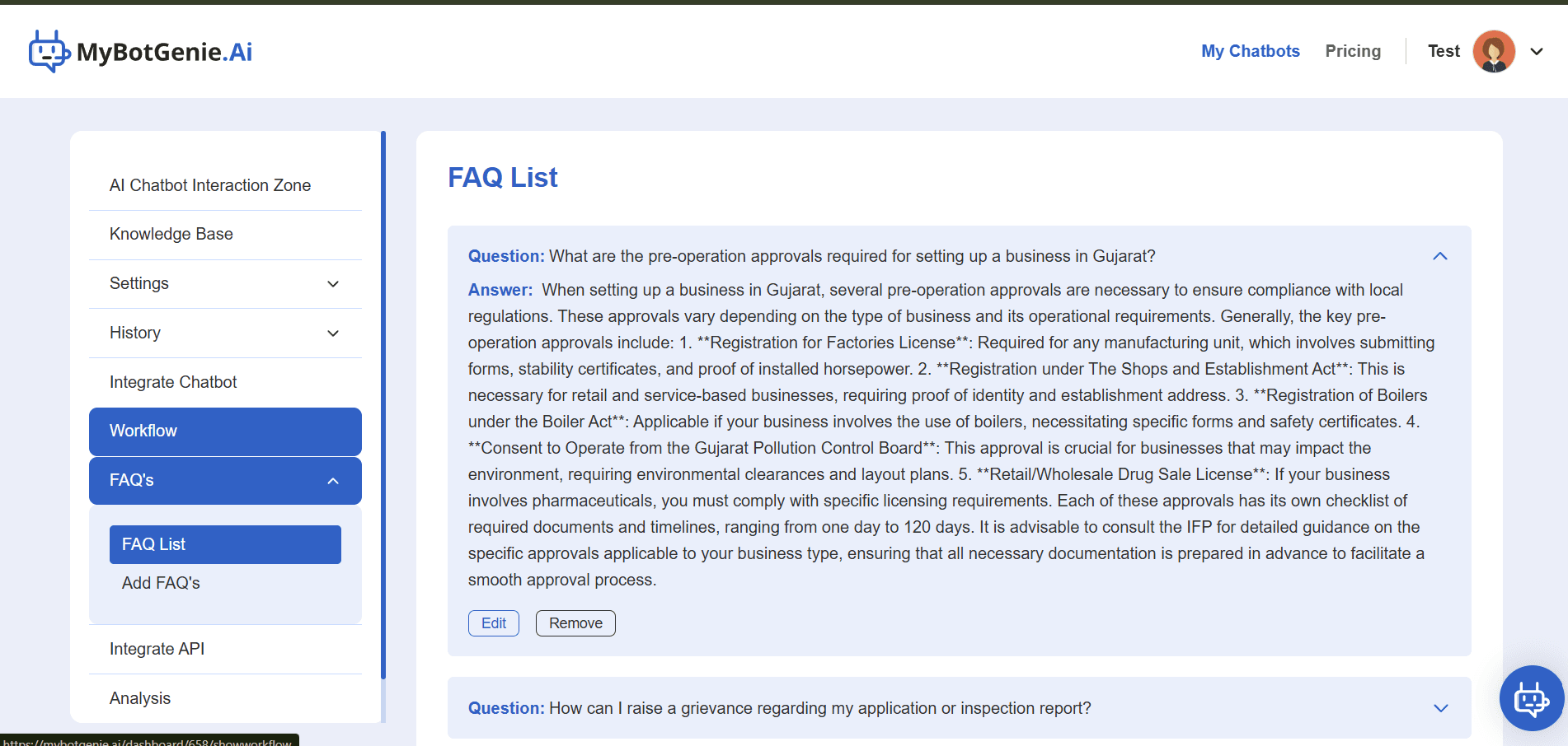 MyBotGenie — screenshot 4