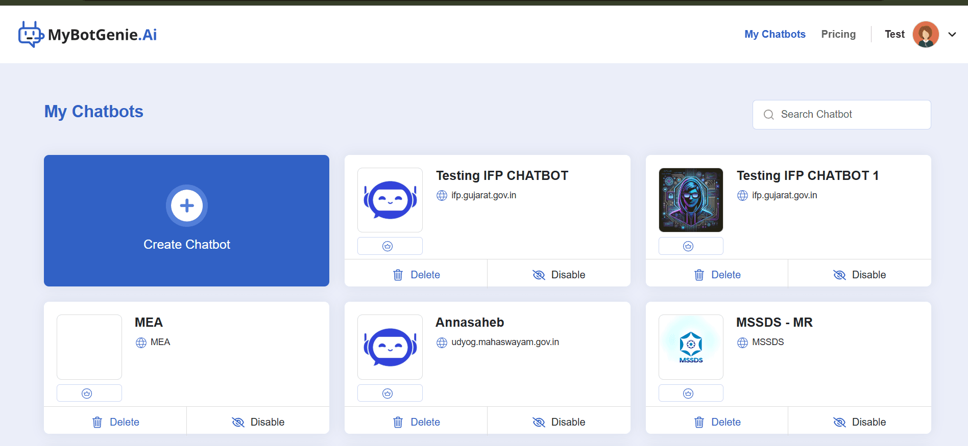 MyBotGenie — screenshot 1